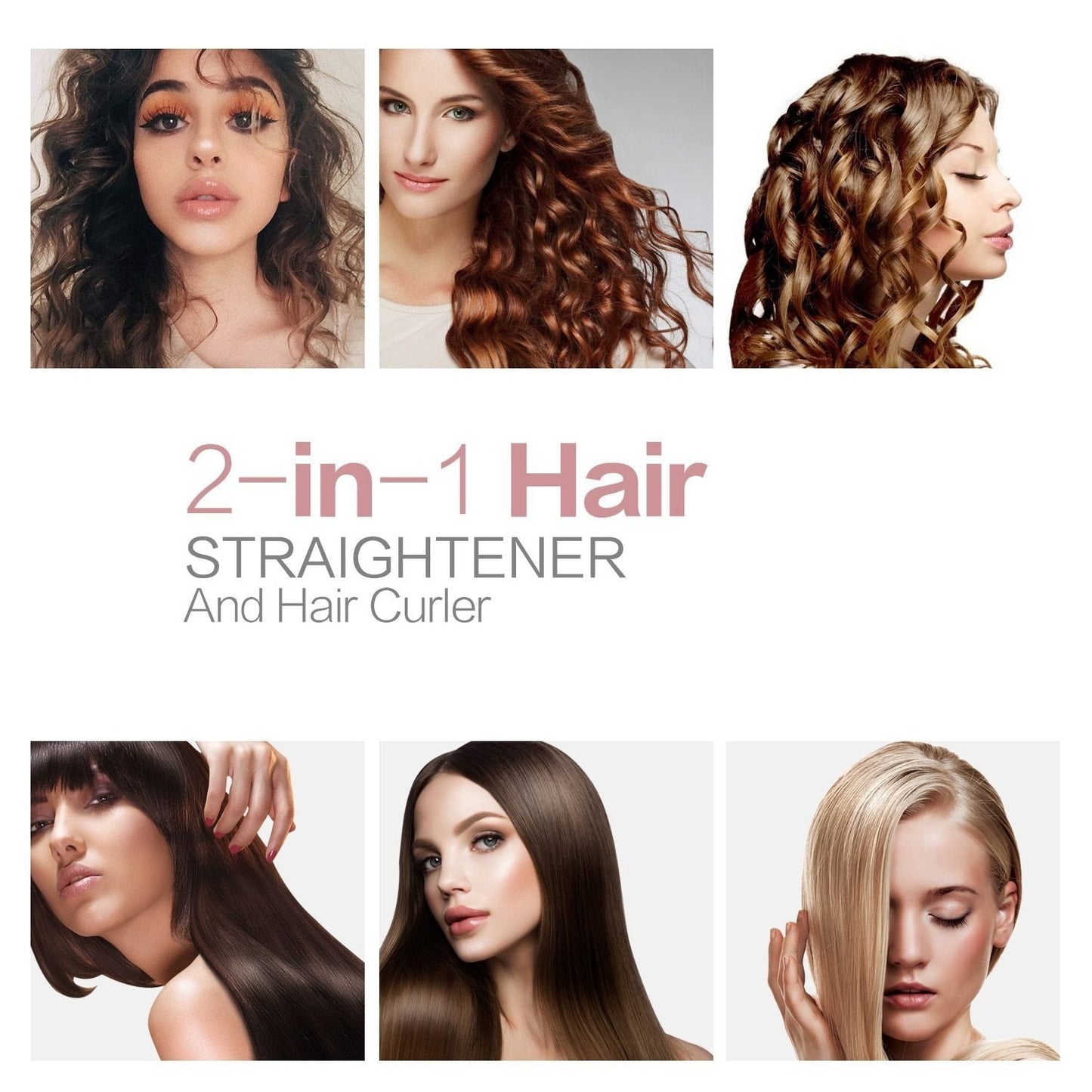 2 en 1 Rizador de cabello y plancha NataliaTrend®